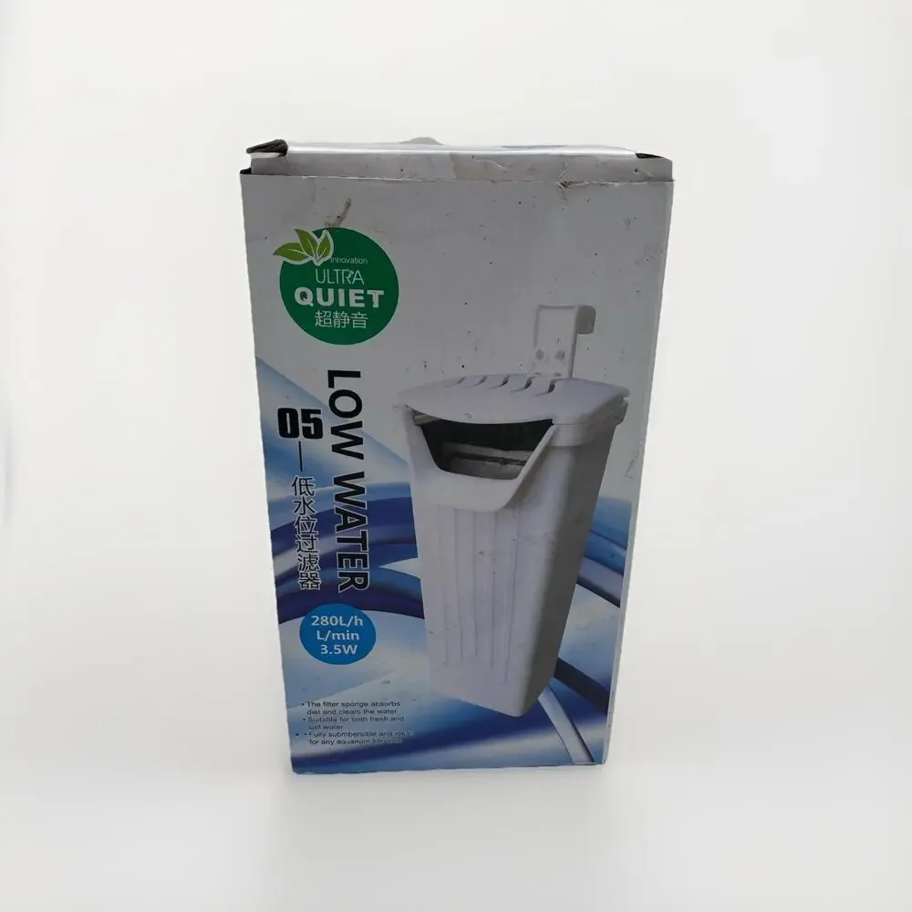 Aquarium Filter(3.5W), Fish Tank Filter, Turtle Tank Filter, Low-Water Filter